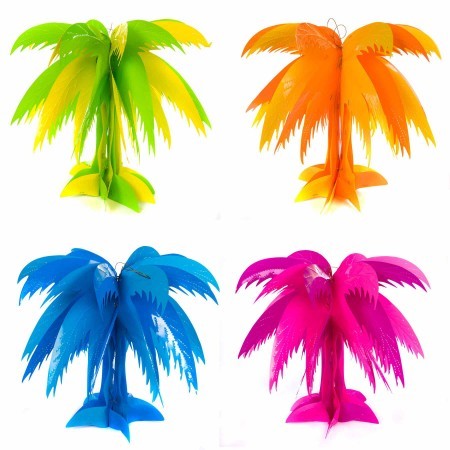 palm tree decoration - pack of 4