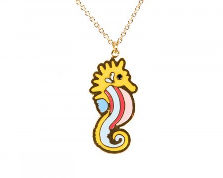 lenny seahorse necklace