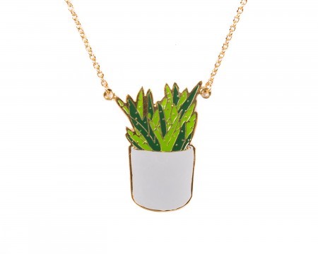 sam succulent necklace