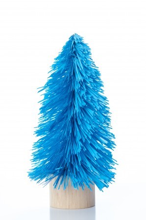 christmas tree small - blue