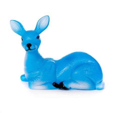 reg sitting deer - blue