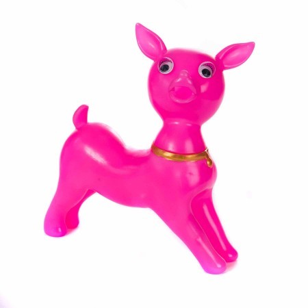 reg standing deer - pink