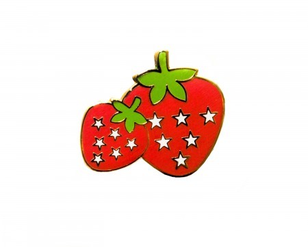 duo of strawberry pin