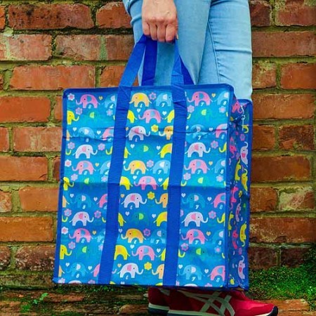 elephant bag - blue