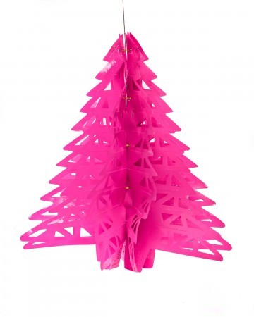 hanging tree decoration - pink