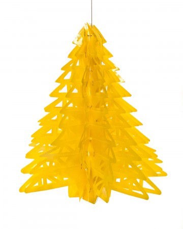 hanging tree decoration - yellow