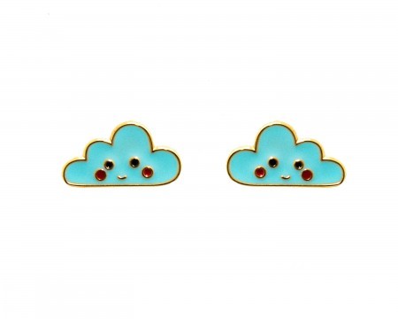 cloud earrings