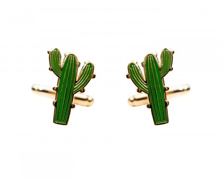 cactus cufflinks