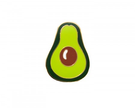 avocado enamel pin