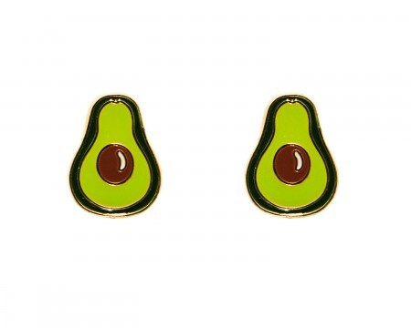 avocado earrings