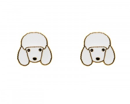 poodle earrings