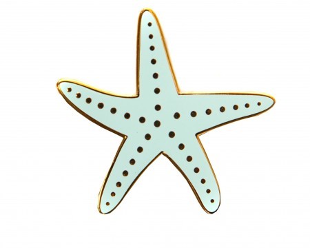 starfish enamel pin