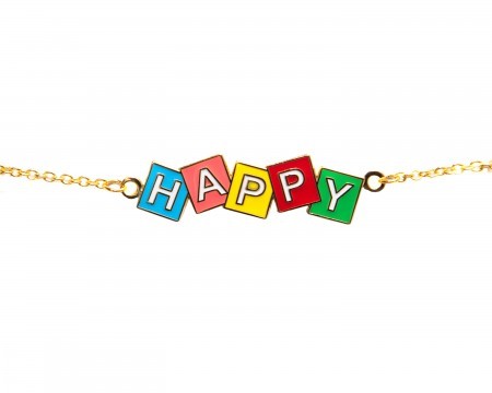 'happy' bracelet