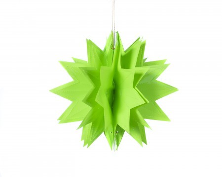 small pompom decoration - green