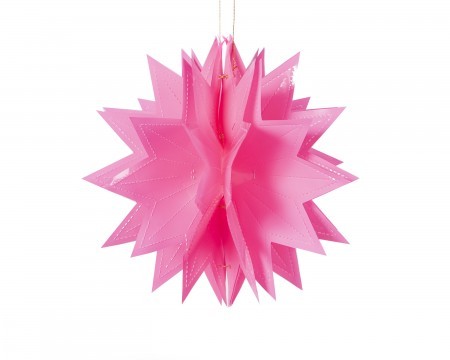 small pompom decoration - pink