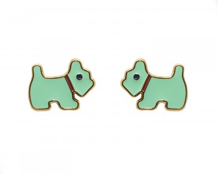 scottie dog earrings