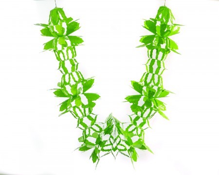 pull out garland - green