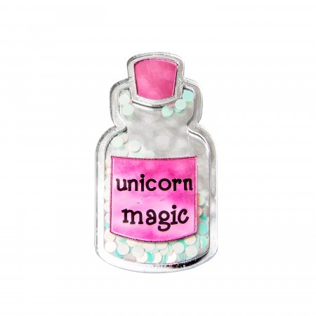 unicorn magic brooch