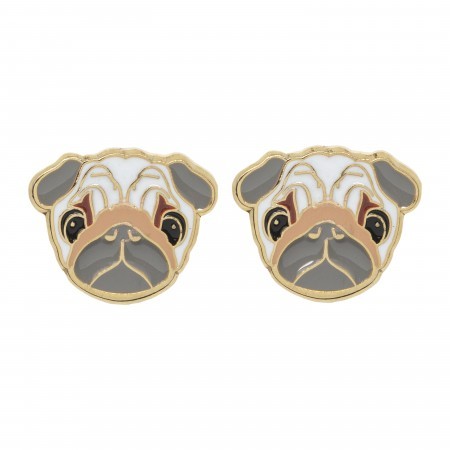 pug earrings