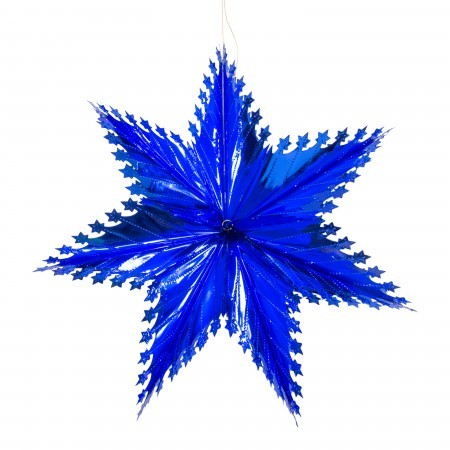 starry star decoration -dark blue