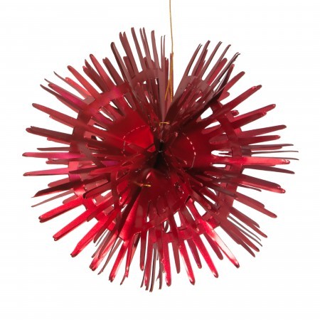 small spikey ball- red