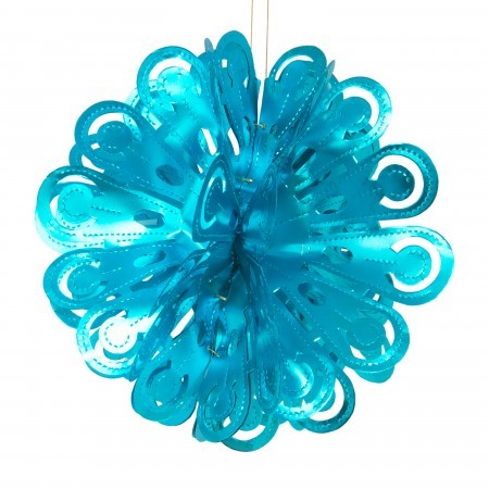 medium ball decoration - blue
