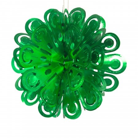 medium ball decoration - green