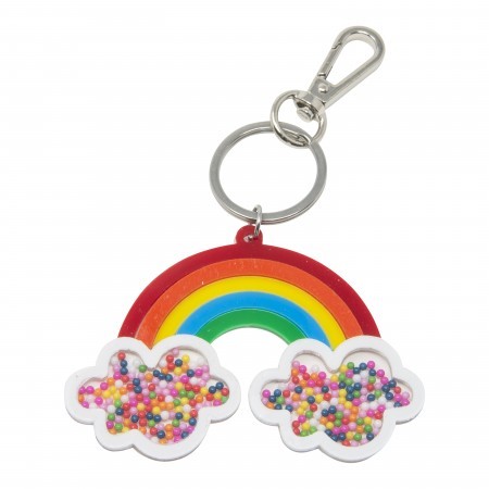 rainbow keyring/ bag charm