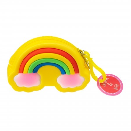 rainbow purse- yellow