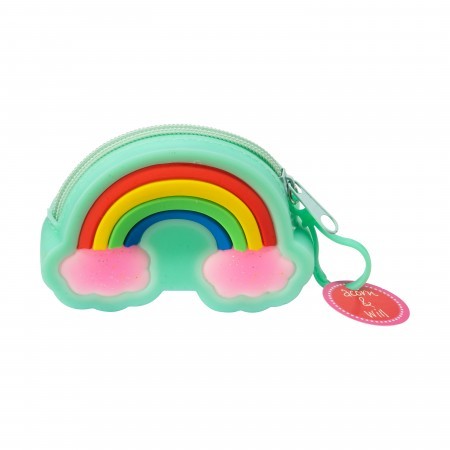 rainbow purse- mint