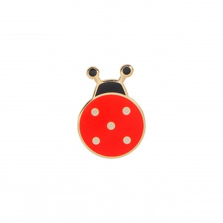 ladybird enamel pin