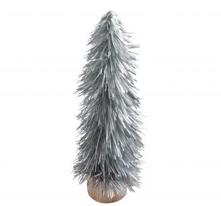 christmas tree medium - silver
