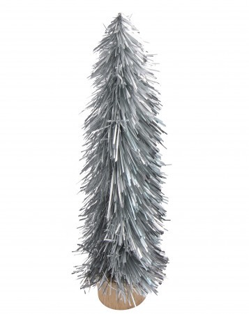 christmas tree large - silver