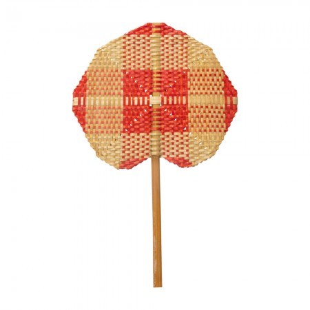 lacquered bamboo fan