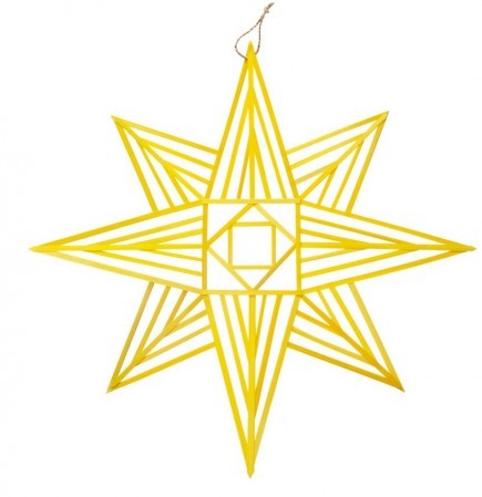 octagram star large decoration