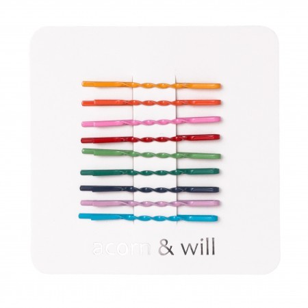 set of twist bobby pins