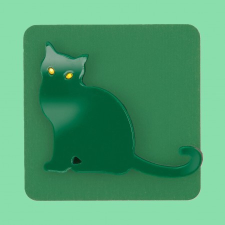 hallfy cat brooch
