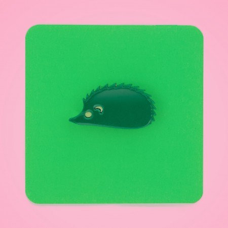 ed hedgehog brooch