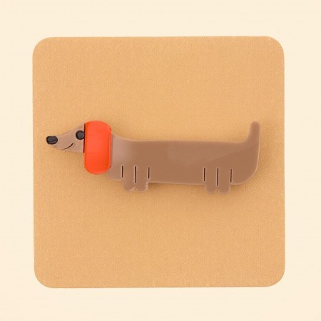 audrey dachshund brooch