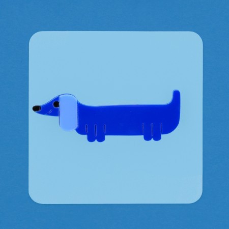 audrey dachshund brooch