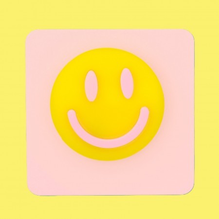 smiley face brooch