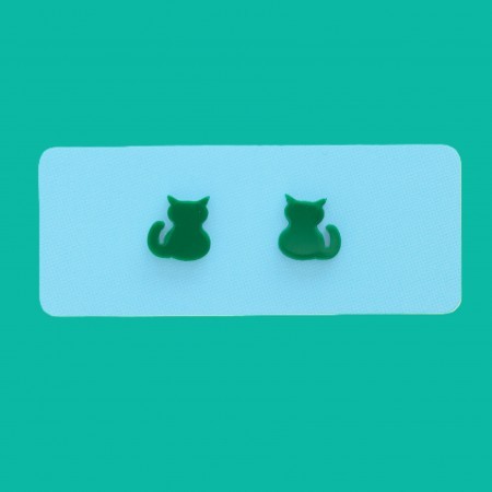 pepper cat earrings