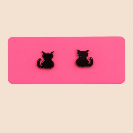 pepper cat earrings
