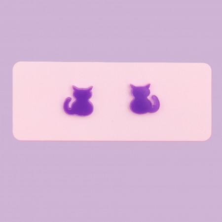 pepper cat earrings