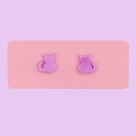 pepper cat earrings