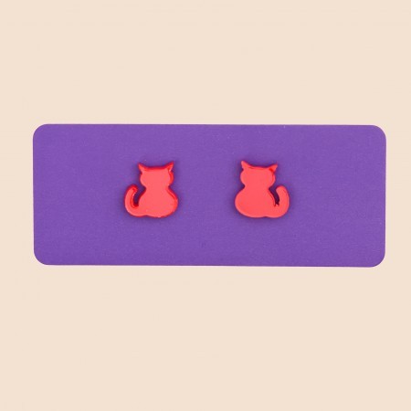pepper cat earrings