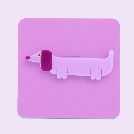 audrey dachshund brooch