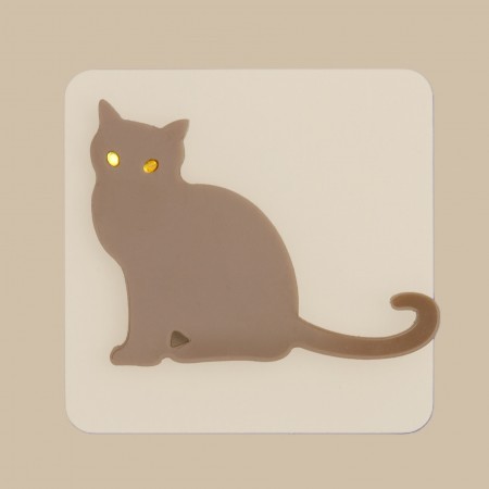 hallfy cat brooch