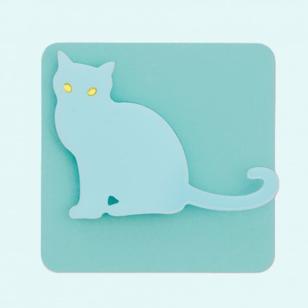 hallfy cat brooch