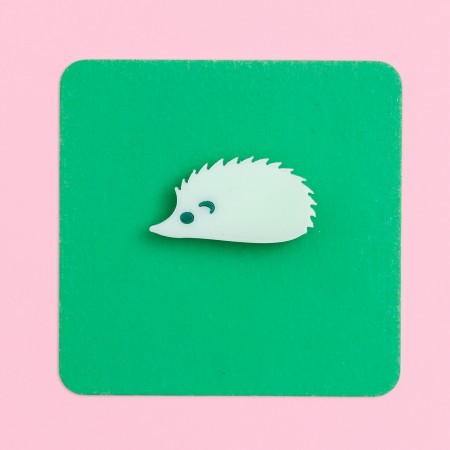 ed hedgehog brooch